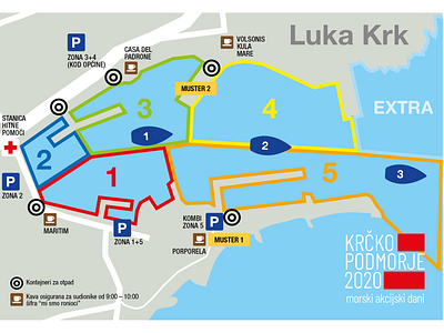 Port of Krk Map