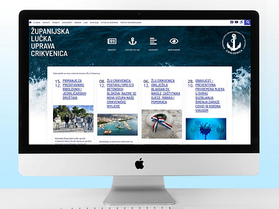 Port authority of Crikvenica web page