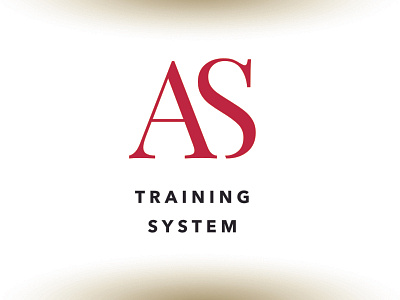 AS Training System branding graphic design logo logotype