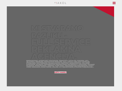 Makol homepage css grav twig web web design