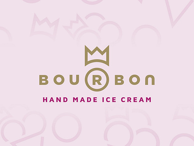 Bourbon - Hand Made Ice Cream - Logo