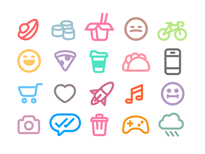 Stickers android app icons ios stickers ui ux