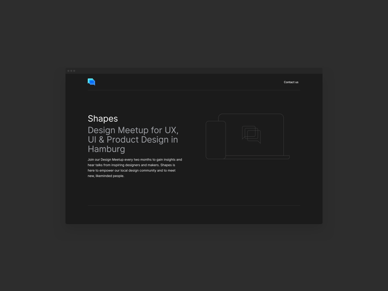 Dribbble shapes
