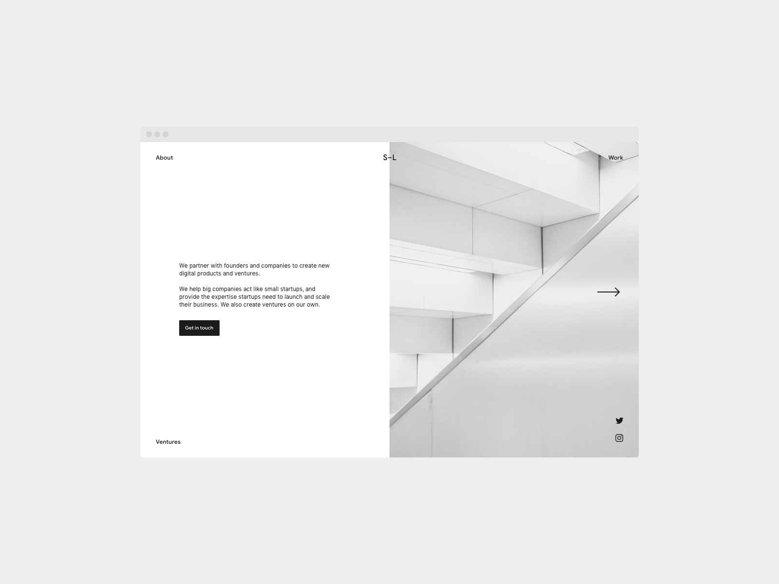 Daily UI 003 — Landing Page by Leander Lenzing on Dribbble