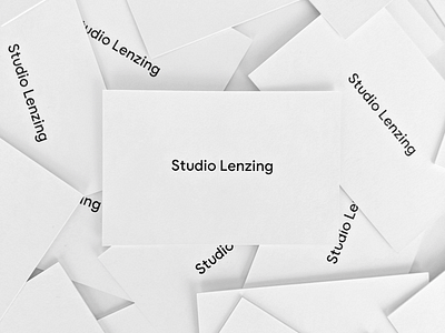 Studio Lenzing Businesscards