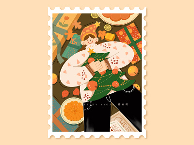 CHRISTMAS design illustration