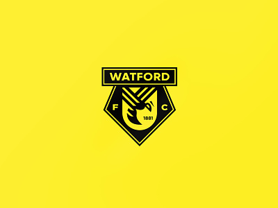 Watford FC Re-Design concept bee design football hornet hornets logo premier league soccer wasp watford watfordbadge watforddesign watfordlogo