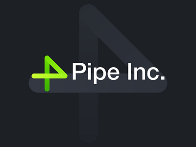 Pipe Inc. Logo branding company company logo design icon logo minimal modern pipe ui ux vector