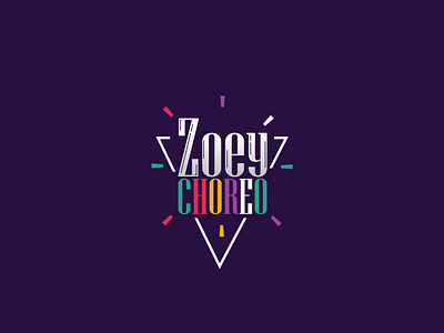 Zoey Choreo Logo Design advertisement best graphic design best logo best stationery design branding branding design creative design creative logo design illustration logo product branding typography