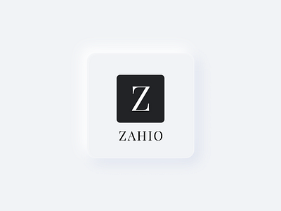 ZAHIO Task Management System branding illustration logo minimalist user experience
