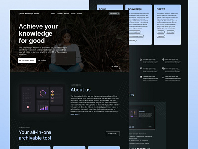 Know.Knowledge.Known - Landing Page Design