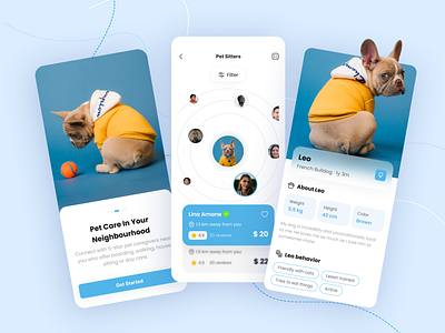 Pet Sitter Booking App app app design booking app booking system design dog pet pet booking pet sitter booking pet sitting product design ui ui design uiux ux