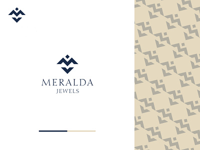 MERALDA JEWELS LOGO AND VISUAL IDENTITY branding branding concept branding design design draw icon illustraion logo logotype symbol typography vector