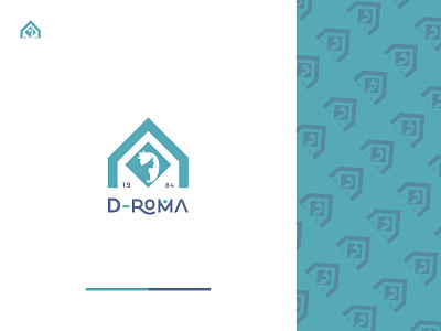 D-ROMA LOGO brand branding branding design design identity logo logotype symbol typeface typo