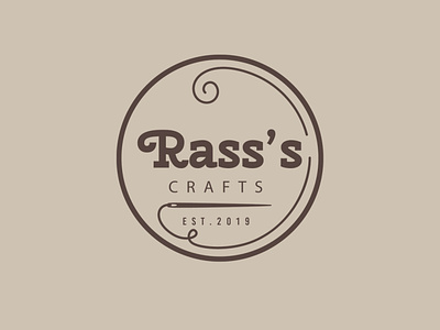 Logo design for Rass's Crafts brand identity branding design graphic artist graphic design illustration illustrator logo typography vector