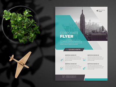 Corporate Flyer Template Design