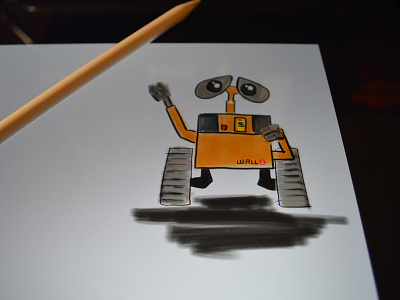WALL-E 2D Sketch animation applepencil character drawing ipadpro pixar procreate sketch wall e