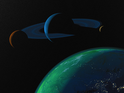 Planets - Stills 3d c4d cinema4d planets space