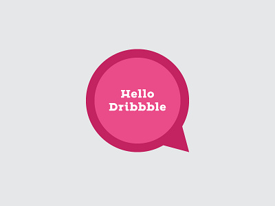 Hello Dribbble debut hello hello dribbble