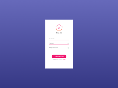 Just finished my first design for #dailyui #001