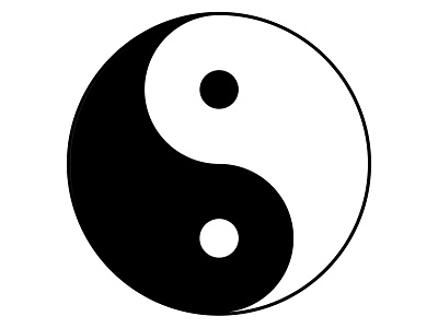 Yin Yang branding design illustration inner peace karma logo meditation peace peaceful yin yang yin yang yinyang zen