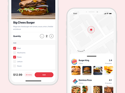 Order Food Application UI Design app application design food food app mobile order redesign ui uidesign user experience user interface ux
