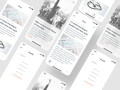 News Application UI Design