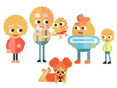 Crackers animation branding character clean design flat header illustrator orange simple