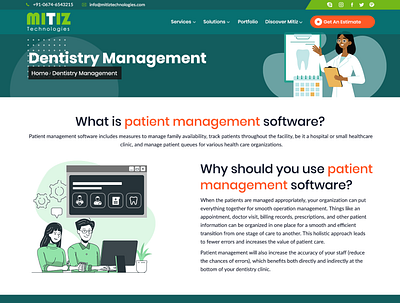 Dentistry management solutions