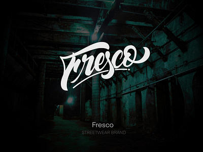 Fresco - streetwear brand lettering logo