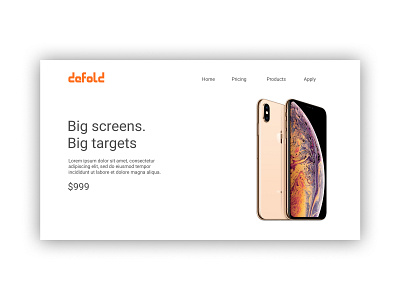 Online Shop | Site Concept | by Defold Studio design minimal ui ux web website