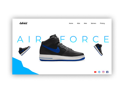 Sport Shop | Site Concept | by Defold Studio design minimal ui ux web website