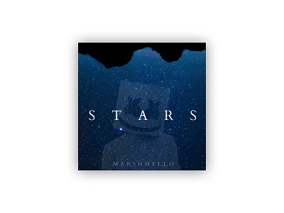 Marshmello - Stars | Poster | by Defold Studio design minimal typography ui ux