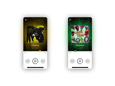 Media Player | App Concept | by Defold Studio app design ui ux