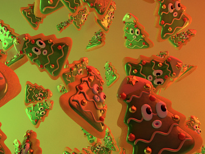 All you need is cookies c4d characterdesign christmas cinema4d maxon3d maxonc4d