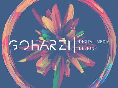GOHARZI | Digital Media Designs Logo 3d atom array c4d cinema 4d photoshop render