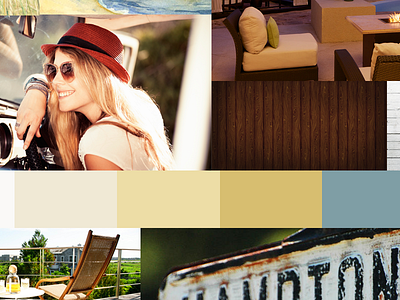 Dune Resorts Moodboard color mood board moodboard textures typography