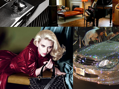 Moodboard for The Drake Hotel moodboard swanky web web design website