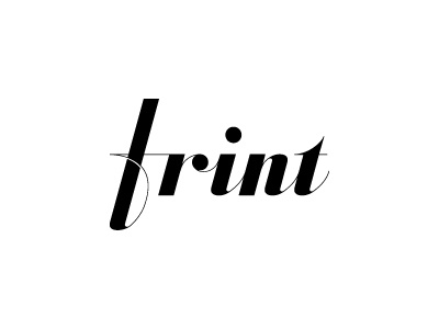 Logo proposal for Frint branding graphic design identity lettering logo design typography