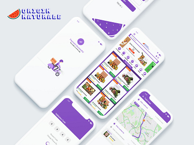 Product Design | Origin Naturale | Delivery App design landing page design minimal mobile ui product design ui ux uxdesign