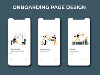 Onboarding Page Design | SOLVE + design illustration landingpage minimal onboarding onboarding illustration product design ux uxdesign vector