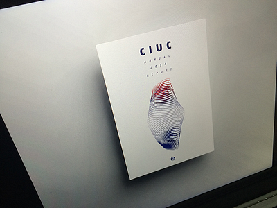 CIUC Annual Report Cover Design graphic illustration