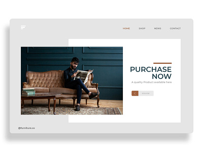 Furniture web ui uiux web web design webdesign website design