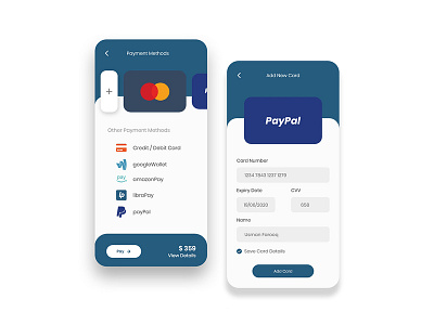 Payment App Ui Design Mulri Screens