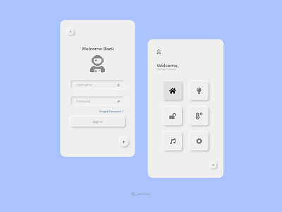 Login Soft Home UI app iosandroidcreativedesign soft ui ui designs