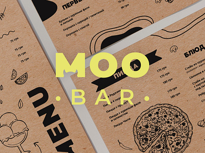 Moo Bar Logo design