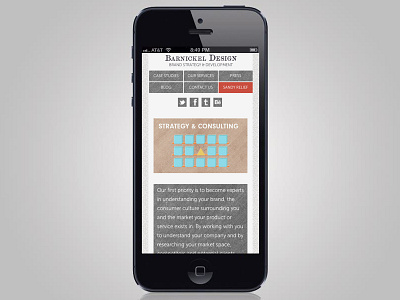 Mobile Site Design