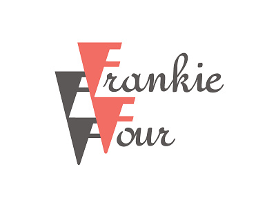 Frankie Four Logo fashion identity design logo