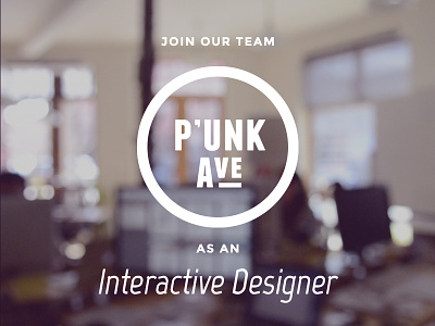 We're Hiring! designer interactive jobs