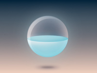 The "I'm-no-illustrator" bubble bubble cartoon gradients illustration vector water